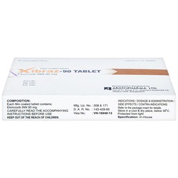 Thuốc Xibraz-90 Tablet Aristopharma giảm triệu chứng thoái hóa khớp (2 vỉ x 15 viên)
