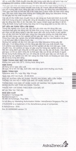 Gel Xylocaine Jelly 2% AstraZeneca gây tê bôi trơn bề mặt (30g)