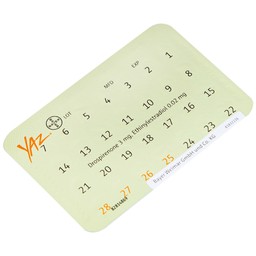 Thuốc Yaz Bayer dùng tránh thai, điều trị mụn trứng cá (1 vỉ x 28 viên)