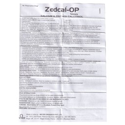 Thuốc Zedcal-OP Meyer điều trị loãng xương (5 vỉ x 6 viên)