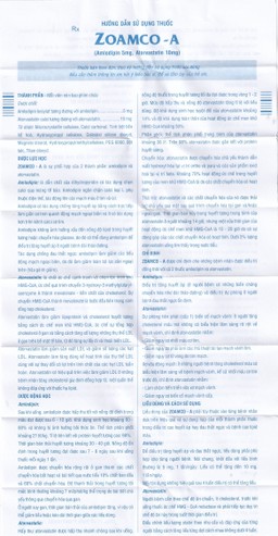 Thuốc Zoamco-A Pymepharco điều trị tăng huyết áp (2 vỉ x 10 viên)