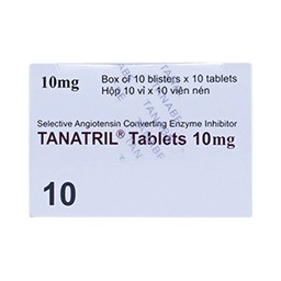 Thuốc Tanatril Tablets 10mg Tanabe điều trị tăng huyết áp vô căn (10 vỉ x 10 viên)