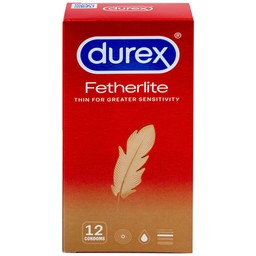 Bao cao su Durex Fetherlite vừa vặn, độ bảo vệ cao (12 cái)