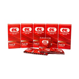 Bao cao su OK Original không mùi, bổ sung chất bôi trơn và không chứa chất diệt tinh trùng (12 cái)