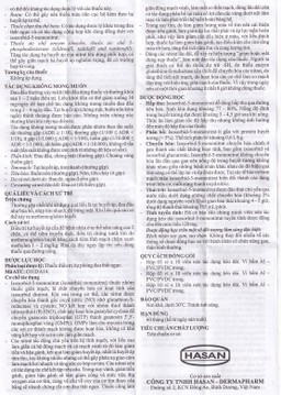 Thuốc Imidu 60mg Hasan điều trị dự phòng cơn đau thắt ngực (3 vỉ x 10 viên)