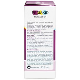 Siro hỗ trợ sức đề kháng Pediakid Immuno-Fort (125ml)