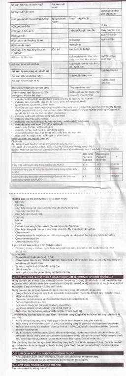 Thuốc Brilinta AstraZeneca giảm nguy cơ bị lên cơn đau tim , đột quỵ (6 vỉ x 10 viên)