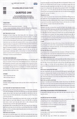 Thuốc Queitoz-200 Davipharm điều trị tâm thần phân liệt (4 vỉ x 7 viên)