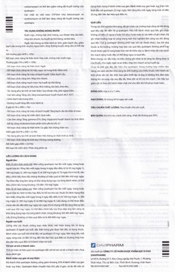 Thuốc Queitoz-200 Davipharm điều trị tâm thần phân liệt (4 vỉ x 7 viên)