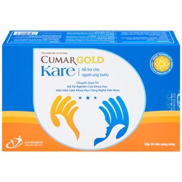 Viên uống CumarGold Kare CVI Pharma hỗ trợ giảm nguy cơ mắc ung bướu (3 vỉ x 10 viên)