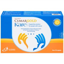 Viên uống CumarGold Kare CVI Pharma hỗ trợ giảm nguy cơ mắc ung bướu (3 vỉ x 10 viên)