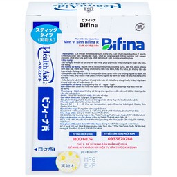 Men vi sinh Bifina R Health Aid bổ sung lợi khuẩn cho tiêu hóa, giảm rối loạn tiêu hóa, đại tràng (20 gói)