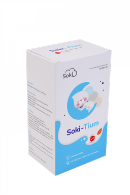 Bột hòa tan Soki-Tium giúp ngủ ngon, tăng sức đề kháng (12 gói x 3g)
