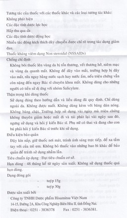  Gel Salonpas giảm đau, kháng viêm các cơn đau cơ, khớp (30g)