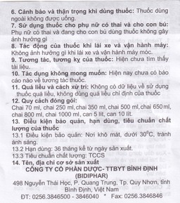 Dung dịch sát khuẩn tay Bidiphar (250ml)