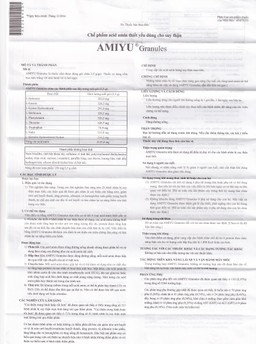 Thuốc bột Amiyu Granules 2.5g EA Pharma cung cấp các acid amin trong suy thận mạn tính (30 gói x 2,5g)