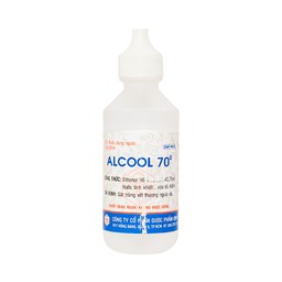 Cồn thuốc dùng ngoài Alcool 70 độ OPC sát trùng vết thương ngoài da (60ml)