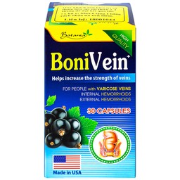 Viên uống BoniVein Botania hỗ trợ tăng sức bền của tĩnh mạch (30 viên)