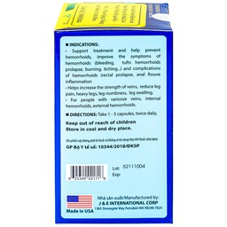 Viên uống BoniVein Botania hỗ trợ tăng sức bền của tĩnh mạch (30 viên)