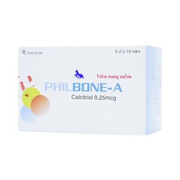 Thuốc Philbone-A Phil điều trị loãng xương, bệnh còi xương (5 vỉ x 10 viên)
