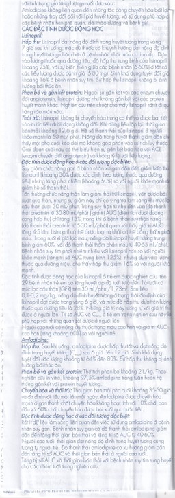 Viên nén Lisonorm Gedeon điều trị tăng huyết áp vô căn (3 vỉ x 10 viên)