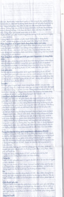 Viên nén Lisonorm Gedeon điều trị tăng huyết áp vô căn (3 vỉ x 10 viên)