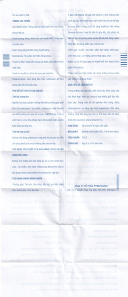 Thuốc Mobimed 15mg Pymepharco điều trị viêm khớp dạng thấp, viêm cột sống (2 vỉ x 10 viên)