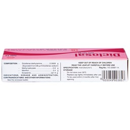 Kem bôi da Diclosal Cream Pharmedic điều trị thấp ngoài khớp, viêm xương khớp (8g)