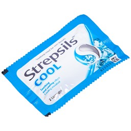 Viên ngậm Strepsils Cool Reckitt Benckiser giảm đau họng (50 gói x 2 viên)