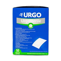 Gạc tiệt trùng Urgosterile 5.3x7cm (50 miếng) bảo vệ vết trầy xước, vết cắt, vết thương 