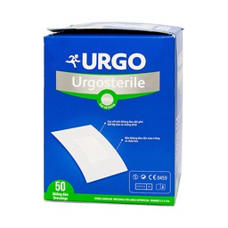 Gạc tiệt trùng Urgosterile 5.3x7cm (50 miếng) bảo vệ vết trầy xước, vết cắt, vết thương 