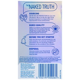 Bao cao su Durex Invisible Extra Thin Extra Sensitive siêu mỏng, vừa vặn và ôm sát (10 cái)