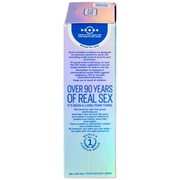 Bao cao su Durex Invisible Extra Thin Extra Sensitive siêu mỏng, vừa vặn và ôm sát (10 cái)