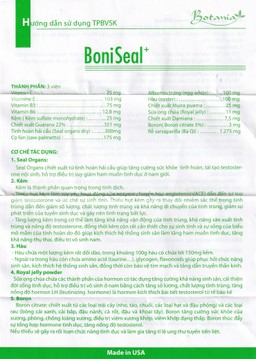 Viên uống chống mãn dục ở nam giới BoniSeal Botania (60 viên)