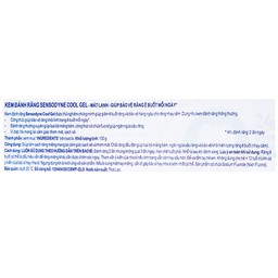 Kem đánh răng Sensodyne Cool Gel mát lạnh, bảo vệ răng ê buốt mỗi ngày (100g)