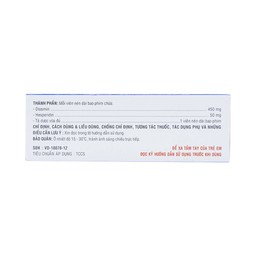 Thuốc Dosaff Domesco điều trị triệu chứng liên quan đến cơn trĩ cấp (4 vỉ x 15 viên)