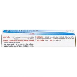 Kem bôi da Panthenol Pharmedic điều trị tổn thương da, bỏng nhẹ, nứt da chân, nứt đầu vú (10g)