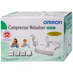 Máy xông khí dung Omron NE C801 hỗ trợ điều trị bệnh lý về đường hô hấp