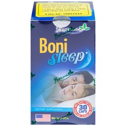Viên uống Bonisleep Botania giúp an thần, giảm căng thẳng thần kinh (30 viên)