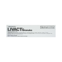 Cốm pha dung dịch uống Livact Granules Ajinomoto cải thiện tình trạng giảm albumin máu (84 gói)