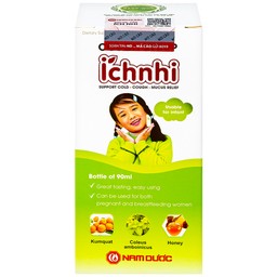 Siro ho cảm Ích Nhi Nam Dược hỗ trợ giải cảm, giảm ho, tiêu đờm (90ml)