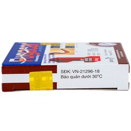 Thuốc Fugacar Janssen hương socola điều trị nhiễm một hay nhiều loại giun đường ruột (1 viên)