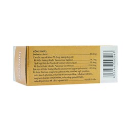 Viên đại tràng Inberco OPC điều trị tiêu chảy, viêm đại tràng, lỵ amib, lỵ trực khuẩn (5 vỉ x 10 viên)