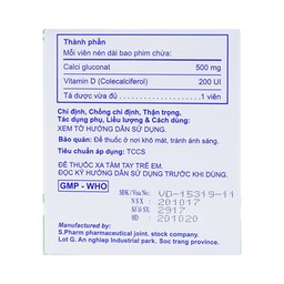 Thuốc Calcium D Robinson phòng và điều trị loãng xương (10 vỉ x 10 viên)