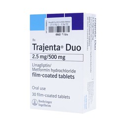 Thuốc Trajenta Duo 2.5mg/500mg Boehringer điều trị đái tháo đường típ 2 (3 vỉ x 10 viên)