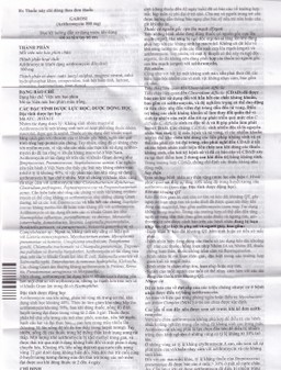 Thuốc Garosi Bluepharma điều trị nhiễm khuẩn (1 vỉ x 3 viên)