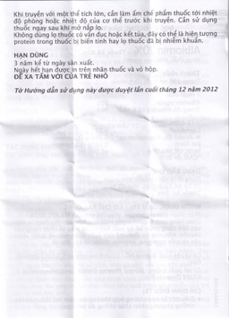 Dịch truyền Albiomin 20% Biotest điều trị cấp cứu trường hợp choáng do giảm thể tích máu (50ml)