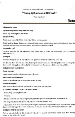 Thuốc nhỏ mắt Diquas Santen điều trị khô mắt (5ml)