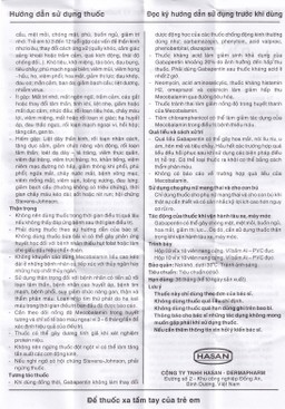 Thuốc Bazato 300mg Hasan điều trị các triệu chứng đau thần kinh (3 vỉ x 10 viên)