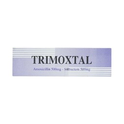 Thuốc Trimoxtal Mipharmco điều trị nhiễm trùng (2 vỉ x 7 viên)